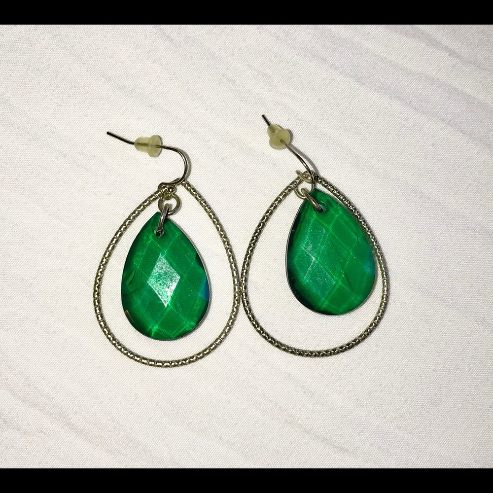 Green Earrings
